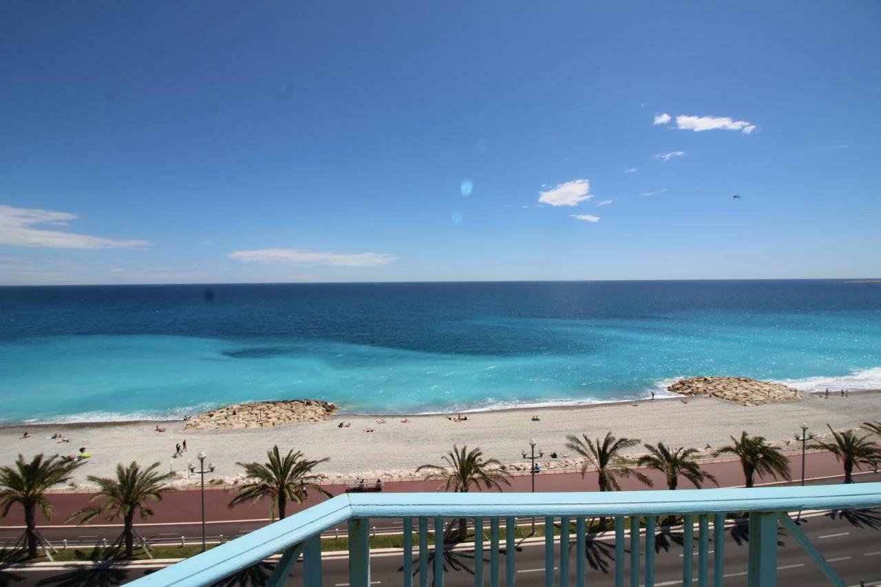 Nice Booking - Electra Vue Mer Balcon Dernier Etage 외부 사진