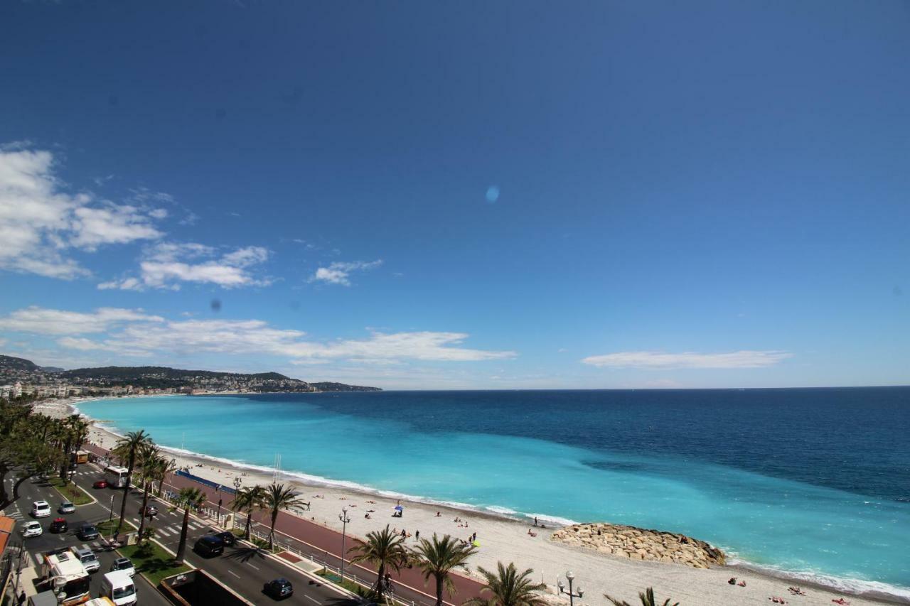Nice Booking - Electra Vue Mer Balcon Dernier Etage 외부 사진