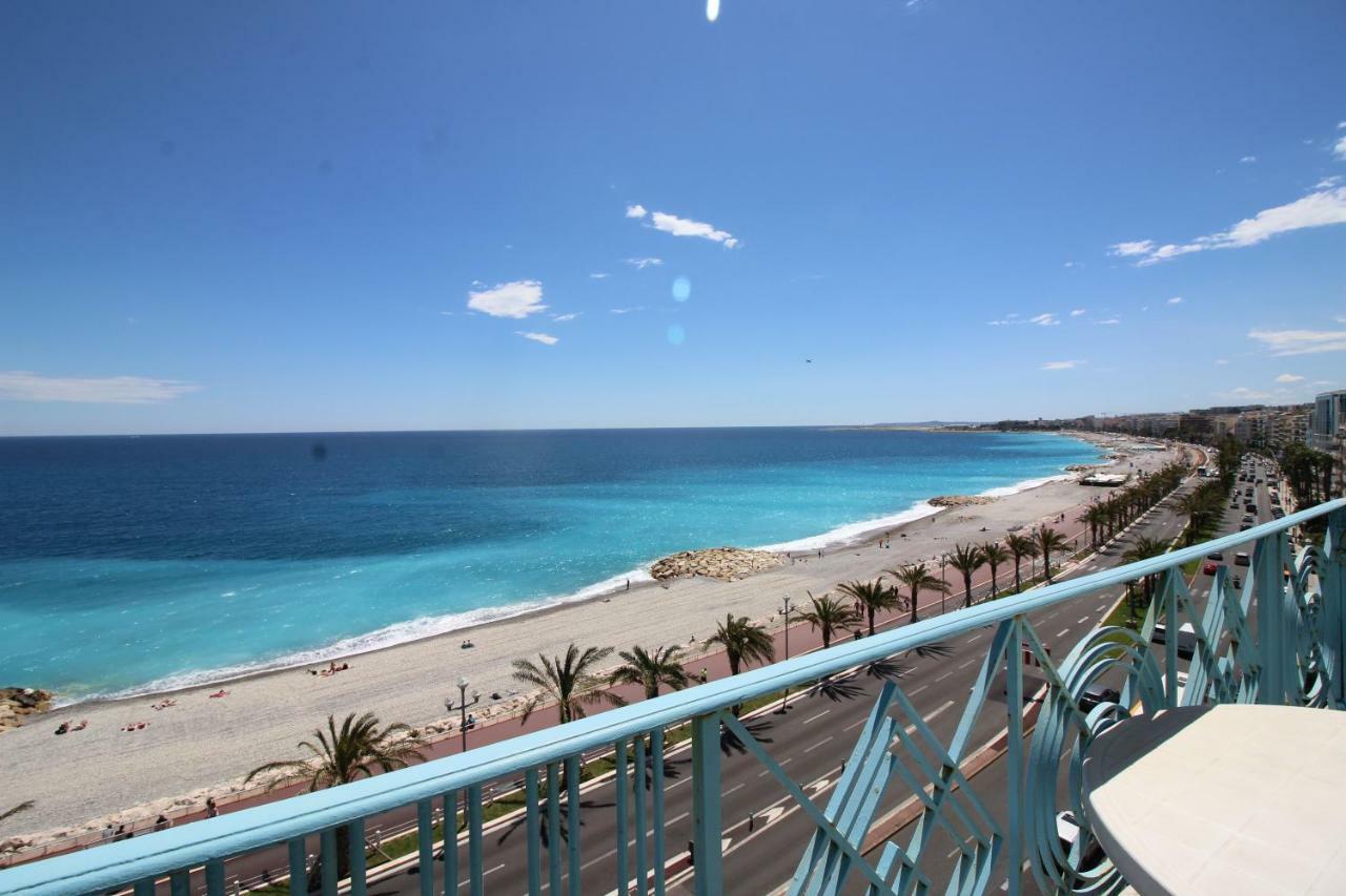 Nice Booking - Electra Vue Mer Balcon Dernier Etage 외부 사진