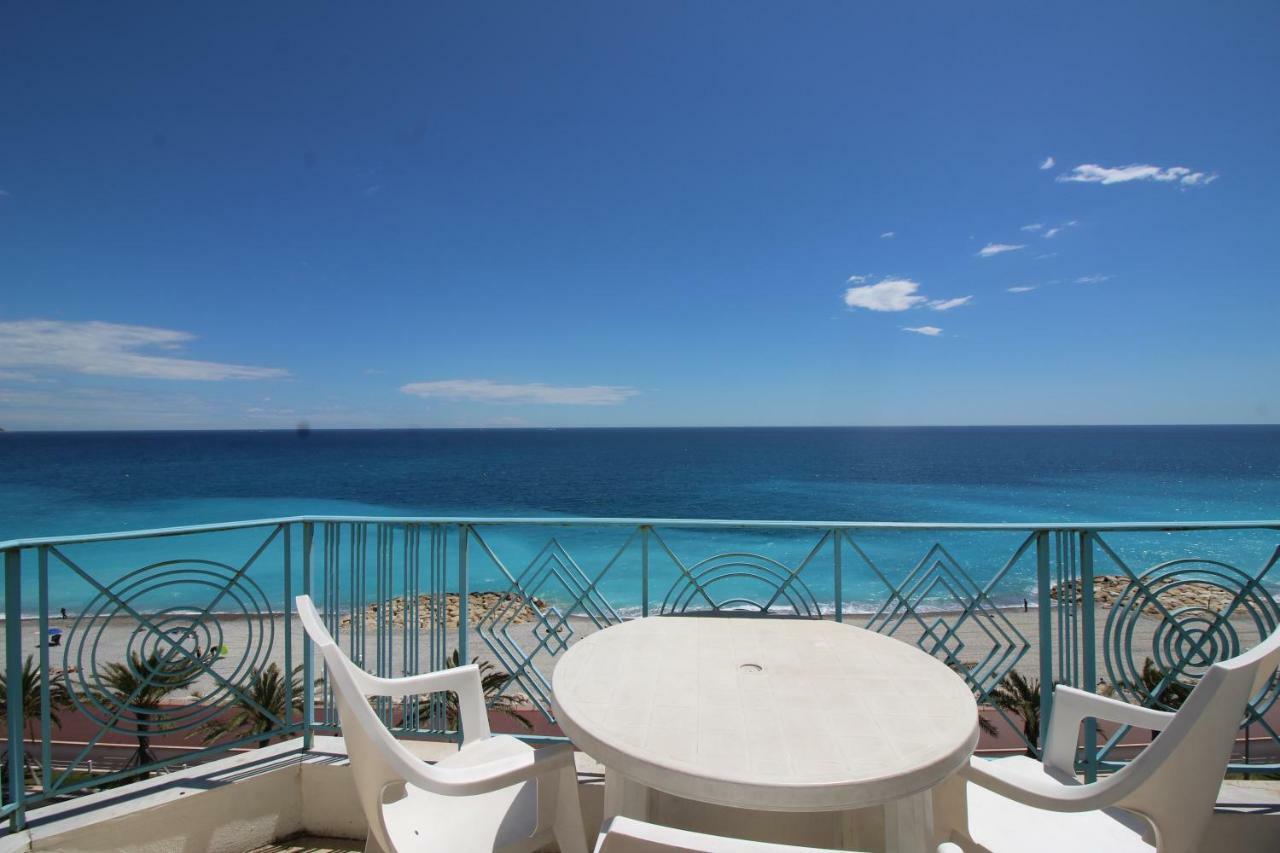 Nice Booking - Electra Vue Mer Balcon Dernier Etage 외부 사진